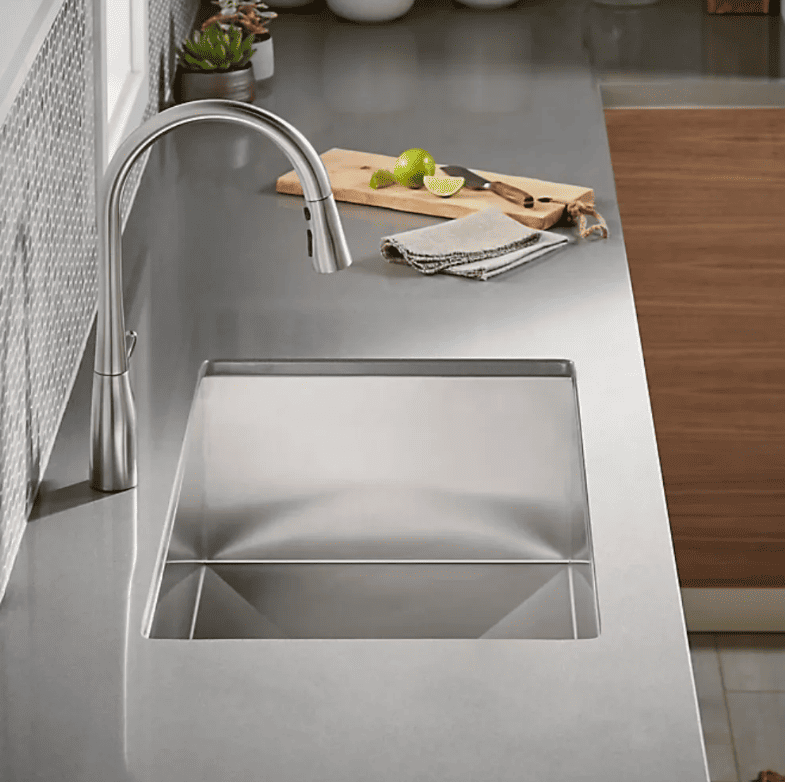 20022 - NA Kohler Stainless Steel - Rectangle