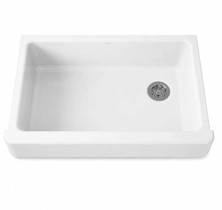 K-6488 Fregadero de cocina bajo encimera con frente visto