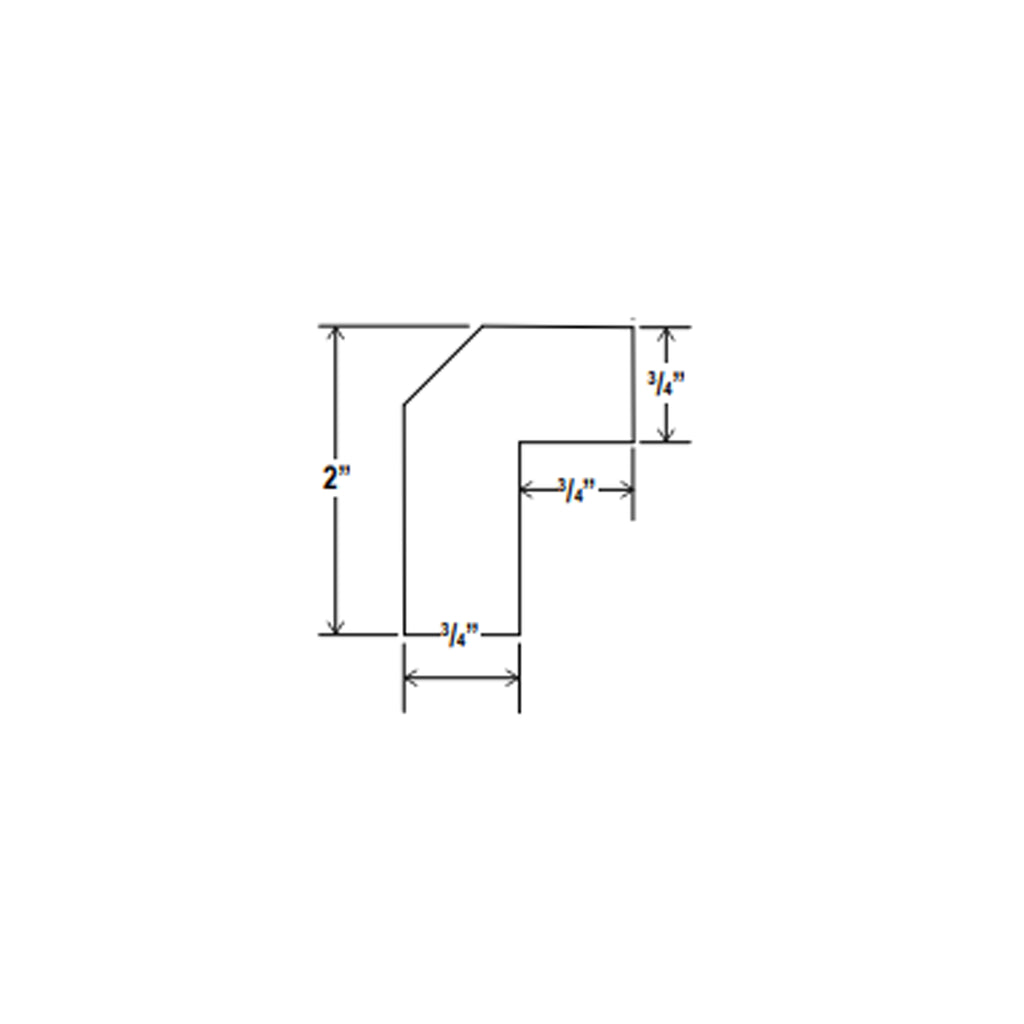Angle Crown Molding Prestige Shaker
