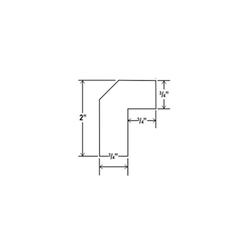 Angle Crown Molding Prestige Shaker
