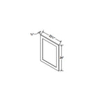 Base Decorative End Panel Prestige Shaker